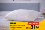 Perna hoteliera matlasata PH alba 50x70 cm
