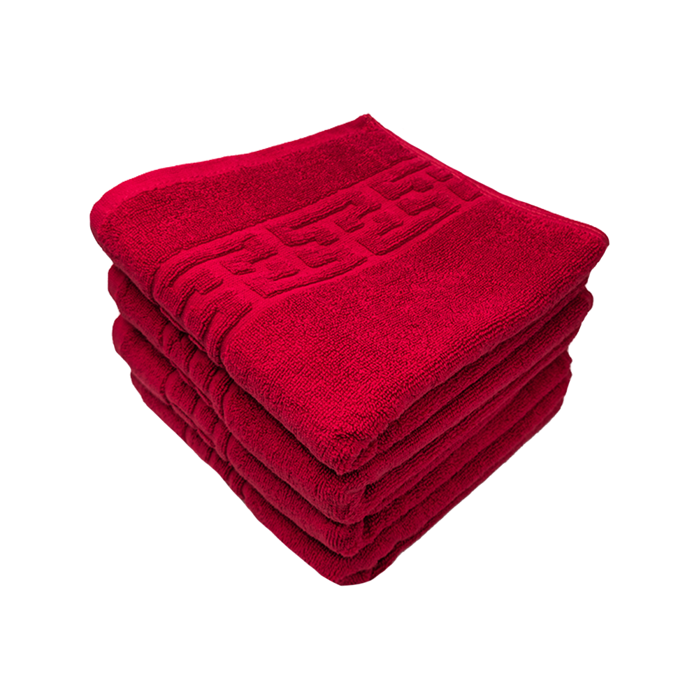 Set 4 Prosoape Bumbac 500g 2PRG511 Red 50x90 cm Set 4 Prosoape Bumbac 500g 2PRG511 Red 50x90 cm