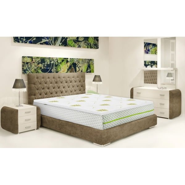 Topper saltea 140x200 cm Aloe Vera Free Air Memory - imagine 6