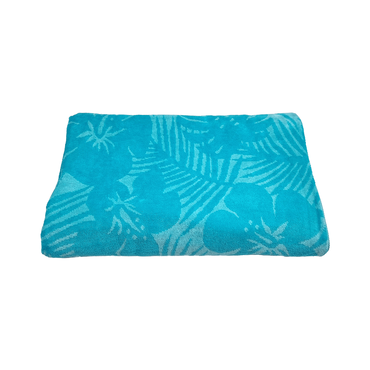 Prosop plaja 80×160 cm 100% bumbac Floral Bleu