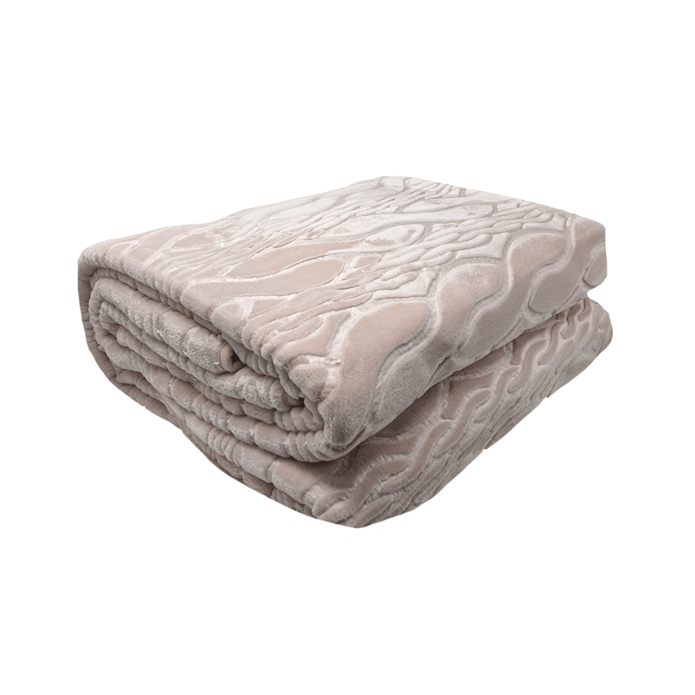 BEJ-V3 Patura embosata luxury 220x240cm Merino 4kg PGMR-Bej V3 - imagine 1