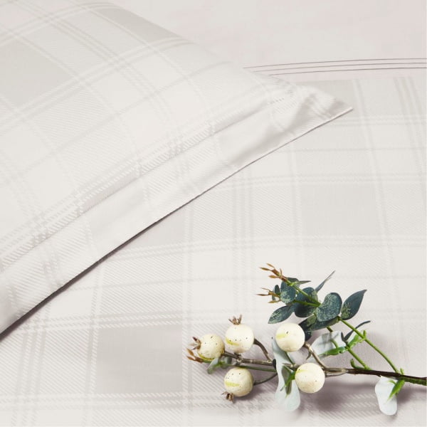 Lenjerie TAC King Size Jacqard Carly Ecru - imagine 3