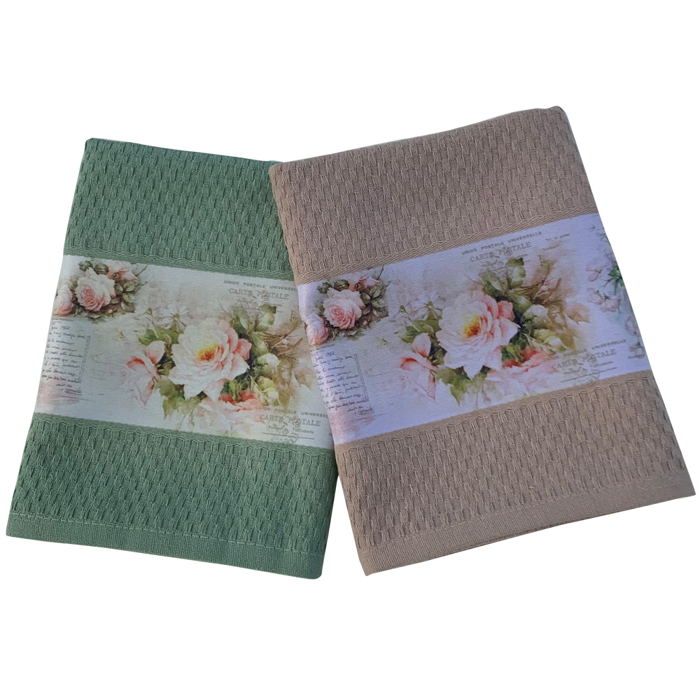 Set 2 prosoape bucatarie 100% bumbac Set 2 prosoape bucatarie 100% bumbac