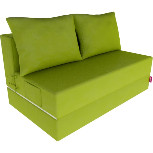 Canapea extensibila Urban Living, 136x80x40 cm, Verde - imagine 3