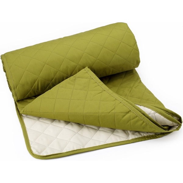 Cuvertura Double Face Alcam, 210 x 220 cm 100% microfibra, olive - imagine 2