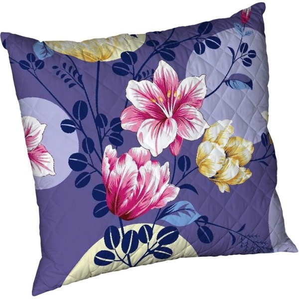 Set 2 perne Bloom, microfibra matlasata Alcam, 70x70 cm - imagine 3