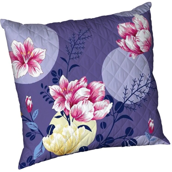 Set 2 perne Bloom, microfibra matlasata Alcam, 70x70 cm - imagine 4