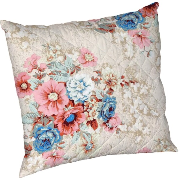 Set 2 perne Bouquet, microfibra matlasata Alcam, 70x70 cm - imagine 3