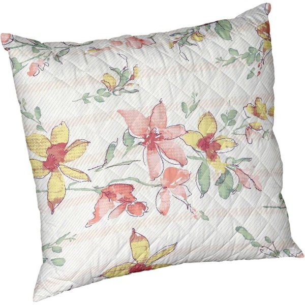 Set 2 perne Flore, microfibra matlasata, 70x70 cm - imagine 3