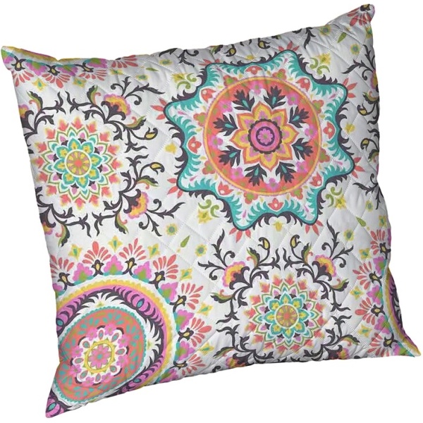 Set 2 perne Kantha, microfibra matlasata Alcam, 70x70 cm - imagine 3