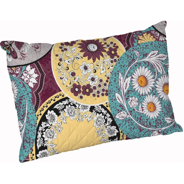 Set 2 perne Mandala, microfibra matlasata Alcam, 50x70 cm - imagine 3
