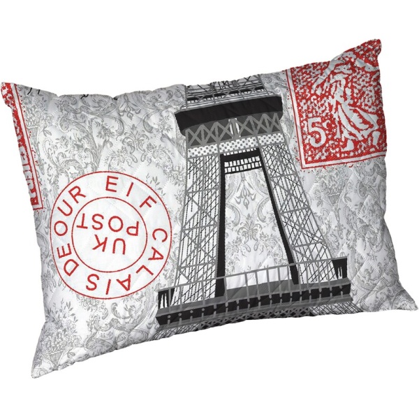 Set 2 perne Paris, microfibra matlasata, 50x70 cm - imagine 3