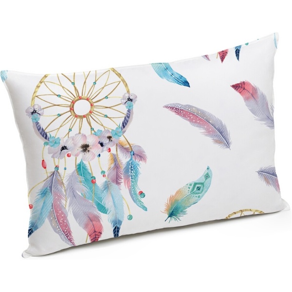 Set Alcam 2 perne microfibra 50x70 cm si pilota matlasata 180x200 cm, Dream Catcher - imagine 6