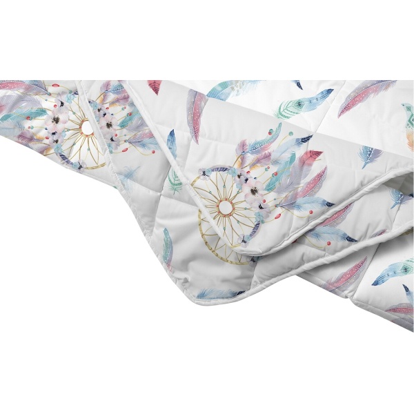 Set Alcam 2 perne microfibra 50x70 cm si pilota matlasata 180x200 cm, Dream Catcher - imagine 7
