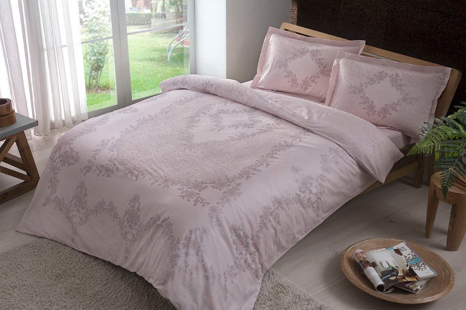 Lenjerie king size Justine 100% bumbac satinat TAC Mako Lenjerie king size Justine 100% bumbac satinat TAC Mako