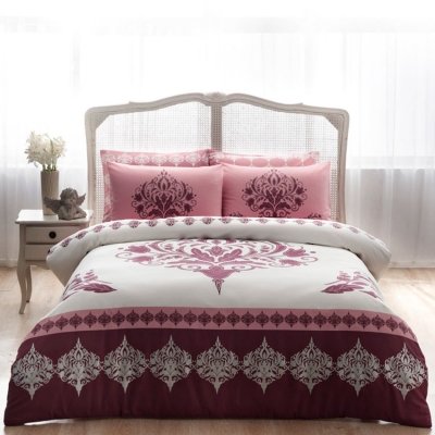 Lenjerie king size Venna lila 100% bumbac satinat TAC Mako Lenjerie king size Venna lila 100% bumbac satinat TAC Mako