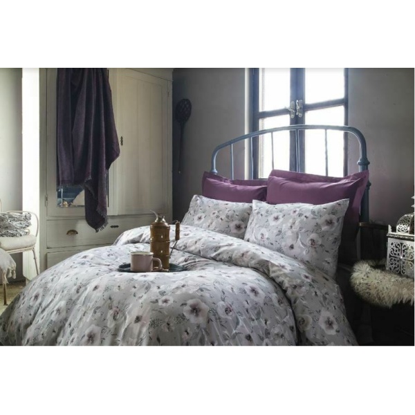 Lenjerie king size Issimo Deluxe 100% bumbac ranforce Florans