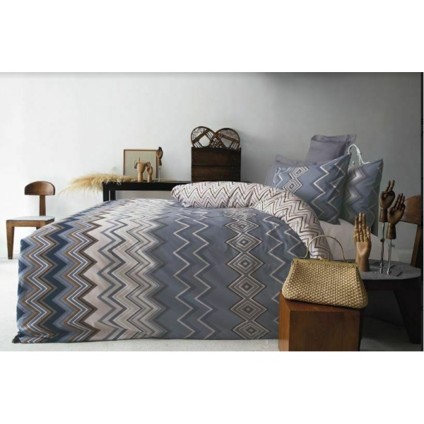 Lenjerie king size Issimo Deluxe 100% bumbac ranforce Hessel