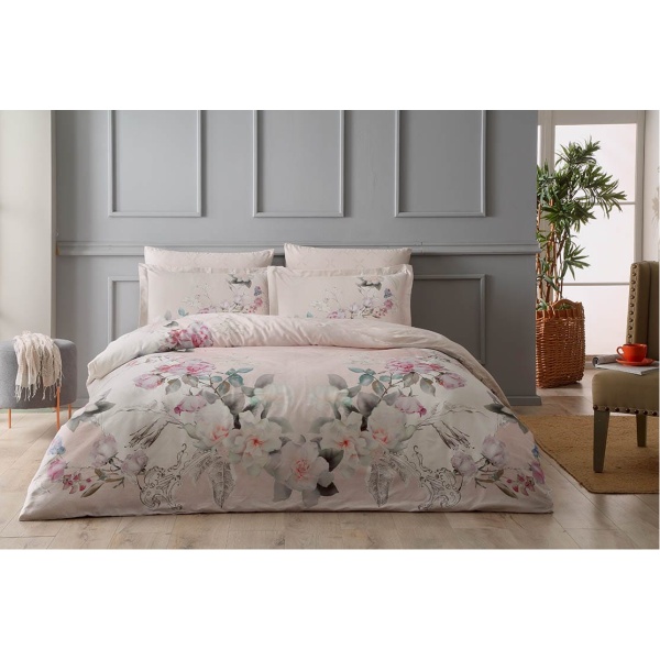 Lenjerie TAC King size 6 piese bumbac dublu satinat Digital Mosca