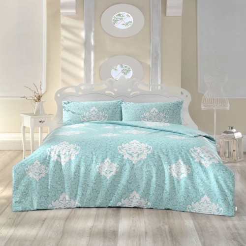 Lenjerie King Size Deluxe Altinbasak Snazzy Mint 100% bumbac ranforce Lenjerie King Size Deluxe Altinbasak Snazzy Mint 100% bumbac ranforce