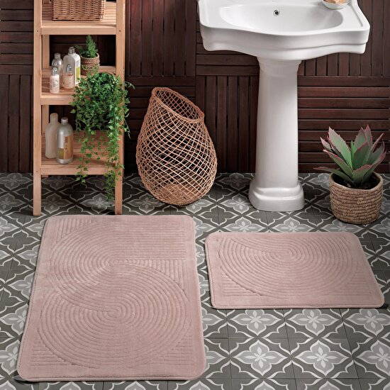 Set 2 Covorase de Baie bumbac 100% Venise Somon TAC Set 2 Covorase de Baie bumbac 100% Venise Somon TAC