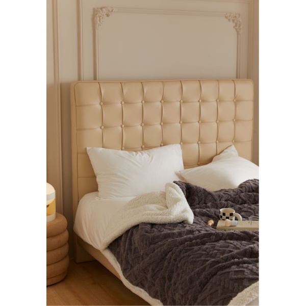 Patura Cocolino cu blanita 200×230 cm Tricotaj JPCT-Antracit - imagine 6