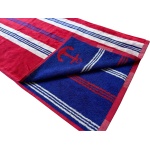 Prosop plaja 80×160 cm 100% bumbac Ancora Red - imagine 9