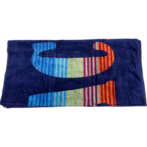 Prosop plaja 80×160 cm 100% bumbac Beach Navy - imagine 3
