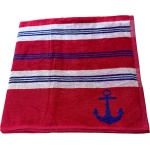 Prosop plaja 80×160 cm 100% bumbac Ancora Red - imagine 6