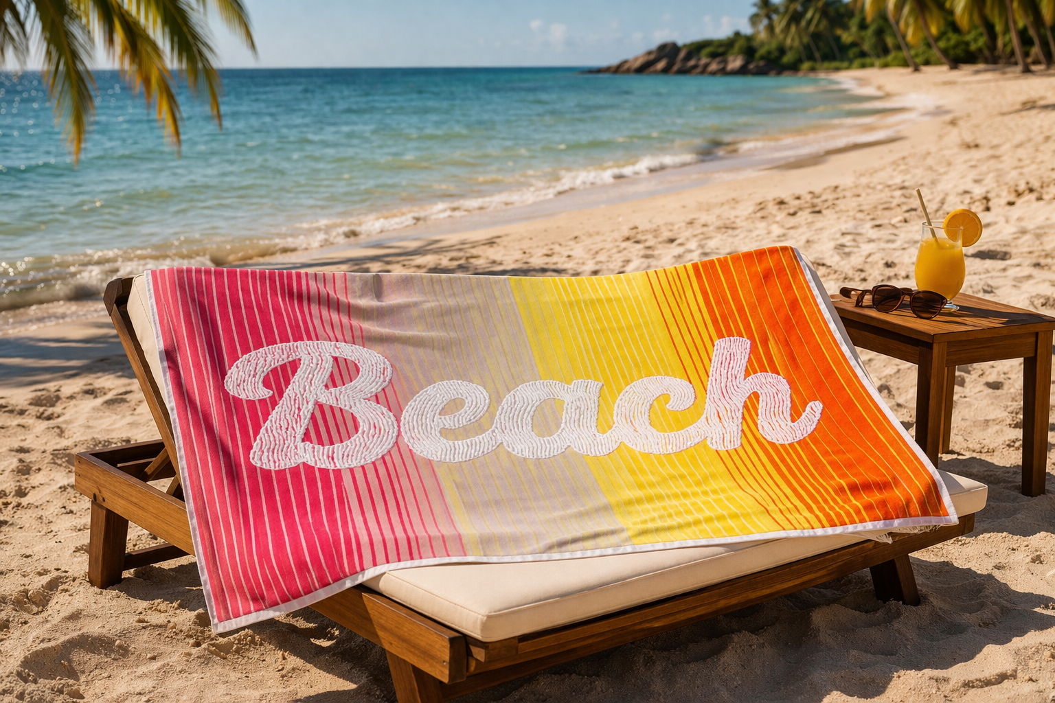 Prosop plaja 80×160 cm 100% bumbac Beach Orange Prosop plaja 80×160 cm 100% bumbac Beach Orange