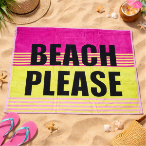 Prosop plaja 80×160 cm 100% bumbac Beach Please