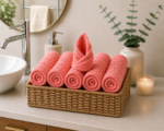 Set 10 Prosoape Bumbac Pieptanat, 30×50cm, 500gr/mp, Greek Border