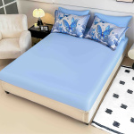 Lenjerie de Pat 6 Piese – Finet, Cearșaf cu Elastic, Imprimare Digitală 5D