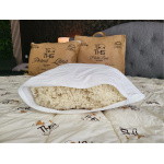 Perna Lana Merino Premium | 900 g. | 50x70 cm | Alb - imagine 4