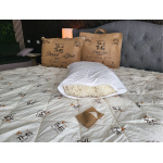 Perna Lana Merino Premium | 900 g. | 50x70 cm | Alb - imagine 2