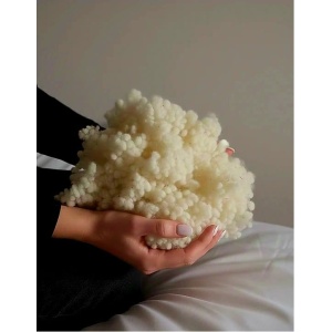 Perna Lana Merino copii/bebelusi | 250 g. | 35x45 cm | crem/oita Perna Lana Merino copii/bebelusi | 250 g. | 35x45 cm | crem/oita