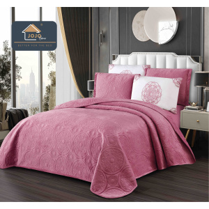 Set Cuvertura Catifea Luxury 5 piese,cuvertura 220x240cm