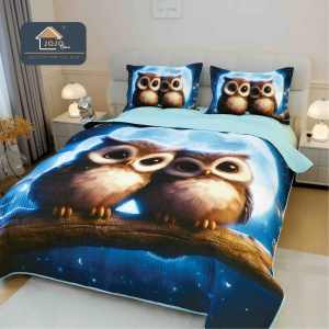 Set Cuvertură de Pat 5D + 2 Fețe de Pernă – 220×240cm