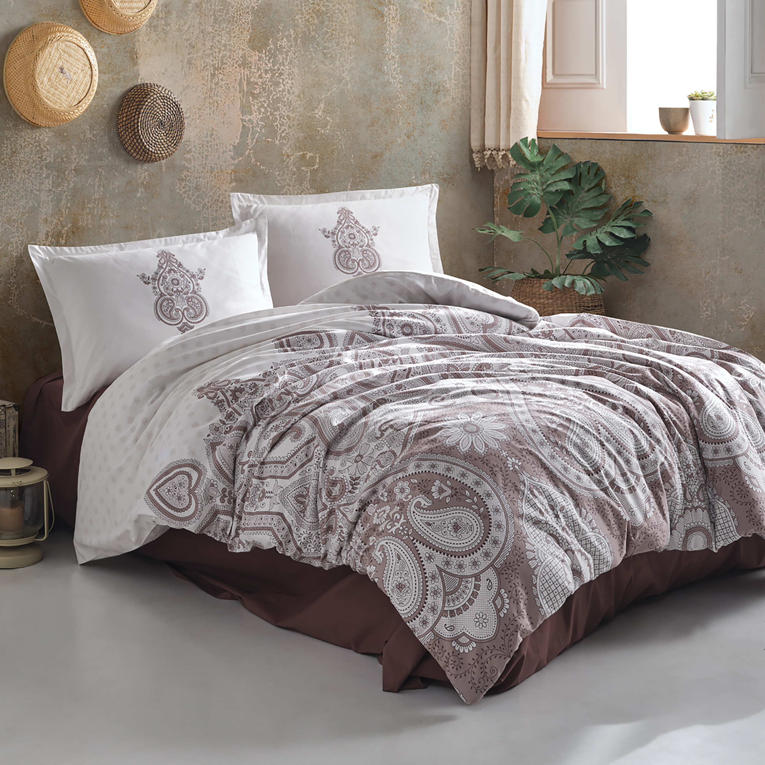 Azka-v2-nev Lenjerie de pat ranforce Clasy king size (AZKA V2) - imagine 1