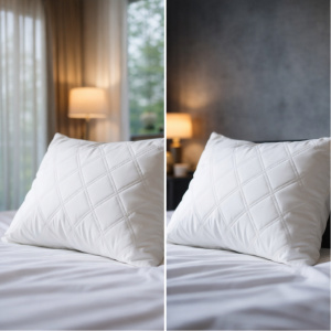 Pernă din Lână Merino Matlasată,770 gr,50x70 cm