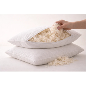 Pernă din Lână Merino Impermeabilă – 800 g,50x70 cm , Alb