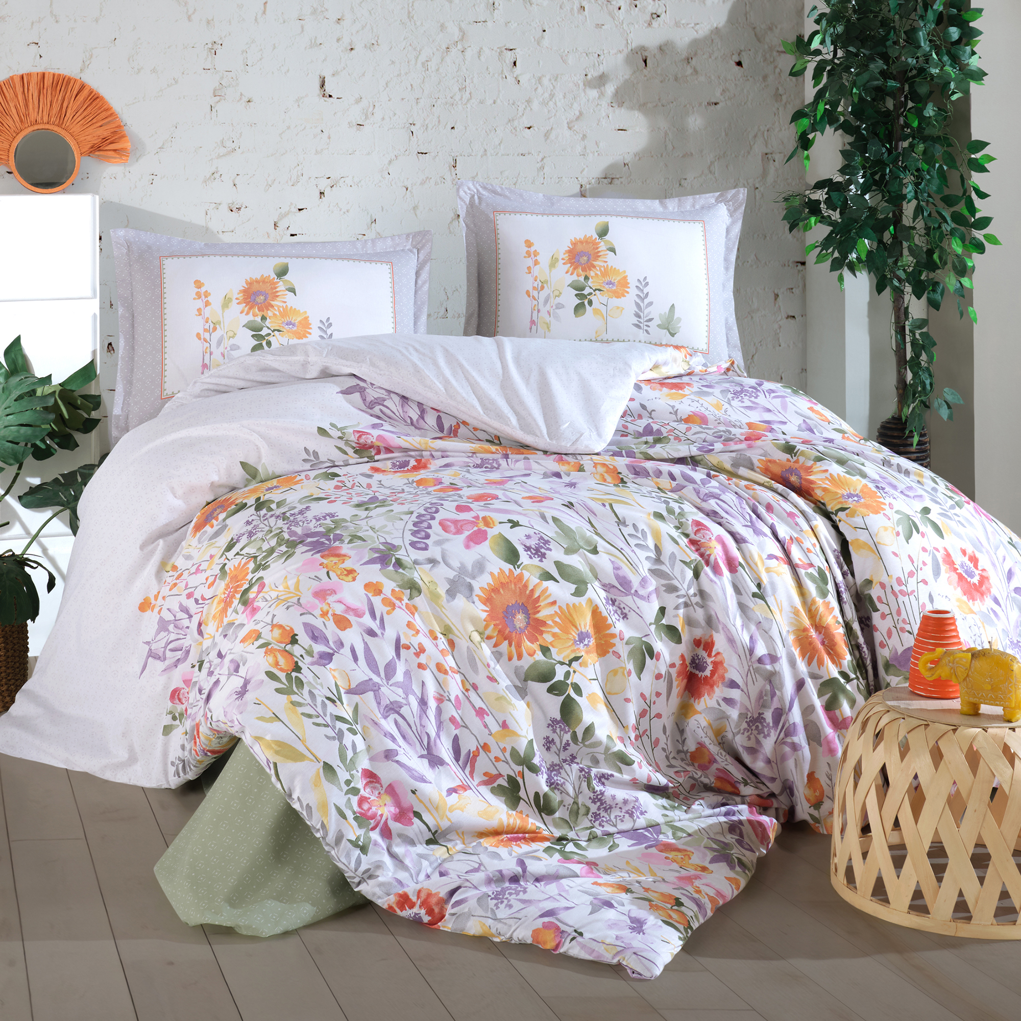 Galya-nev_1 Lenjerie de pat ranforce Clasy king size (GALYA) - imagine 1