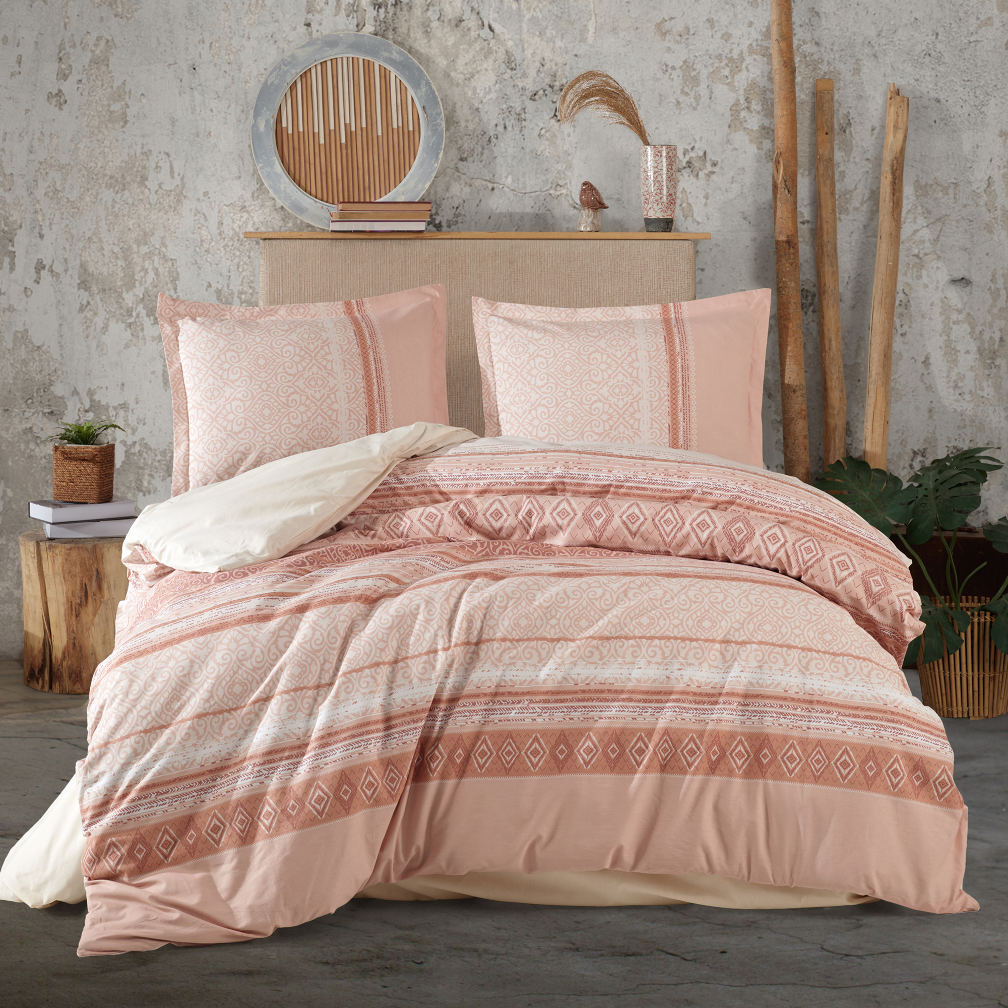 Latina-nev_1 Lenjerie de pat ranforce Clasy king size (LATRINA) - imagine 1
