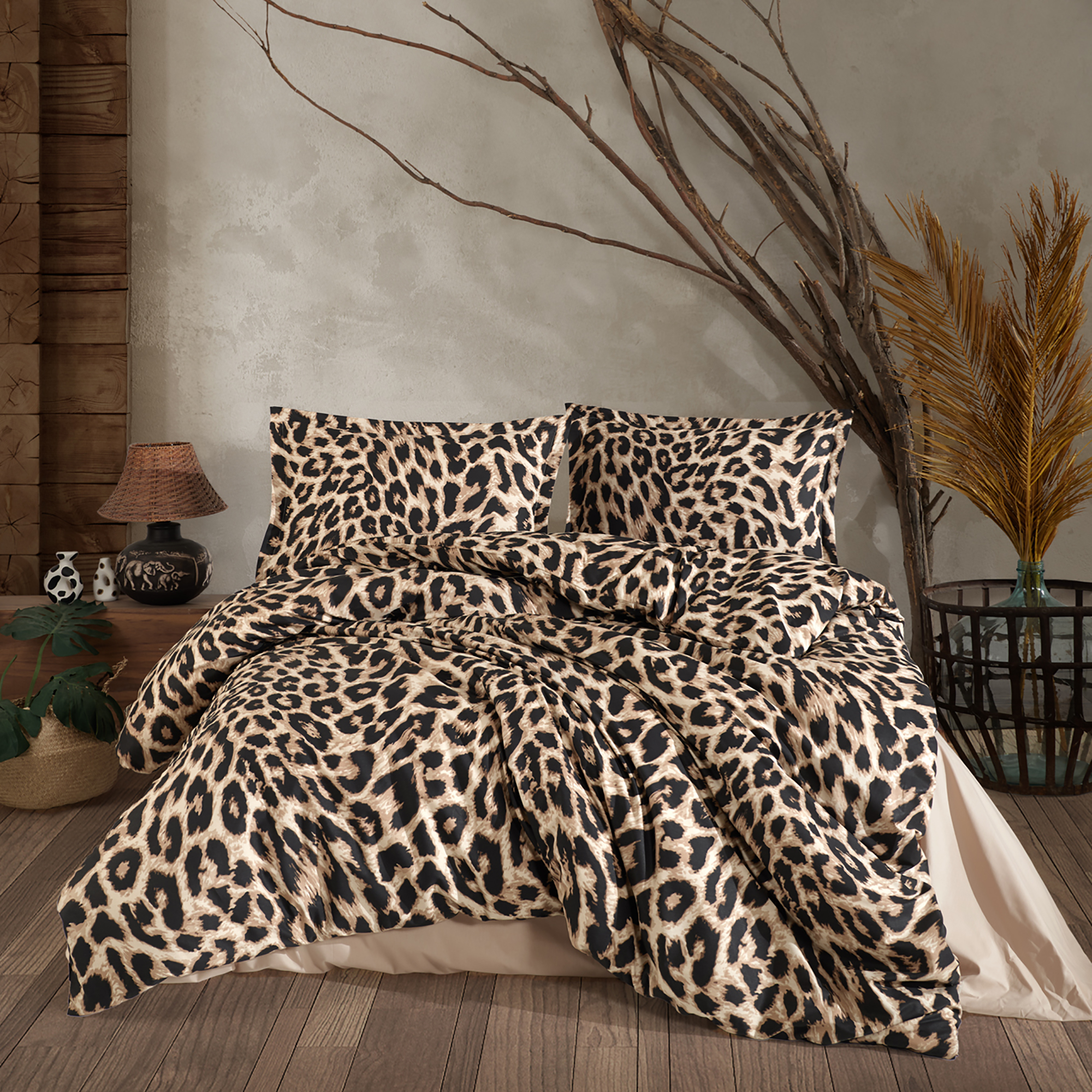 Leo-nev Lenjerie de pat ranforce Clasy king size (LEO) - imagine 1