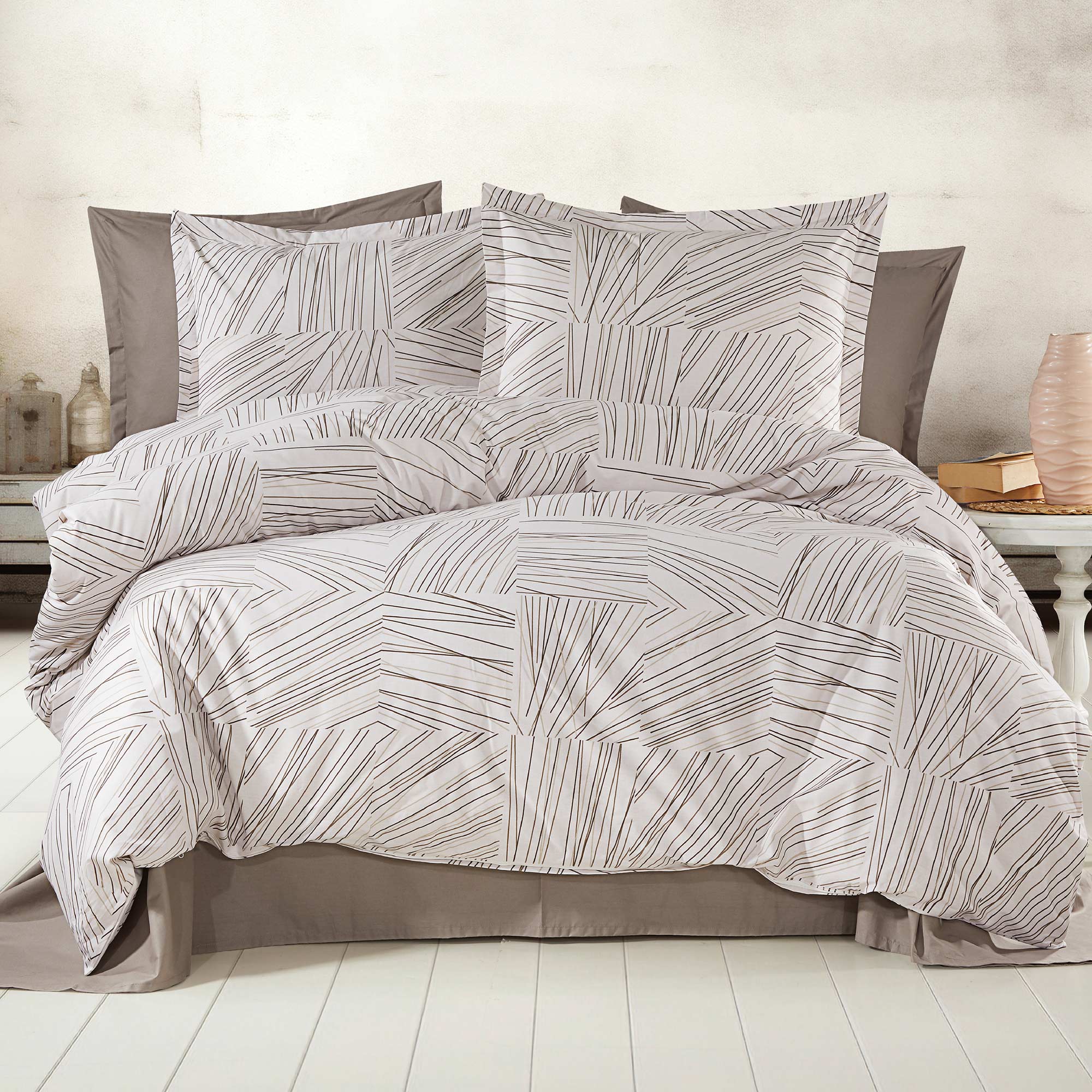 RNF_B_11_1 Lenjerie pat Ranforce 100% Cotton Pro (RCP39) - King size, cu husă - imagine 1