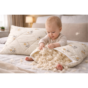 Pernă din Lână Merino Premium – 900 g | 50×70 cm | Crem Pernă din Lână Merino Premium – 900 g | 50×70 cm | Crem