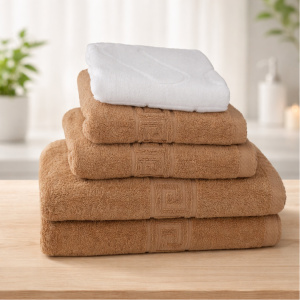 Set 5 Prosoape Bumbac 500g Hotel 5PR1 Cappuccino