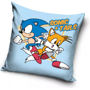 Față de pernă Sonic Ariciul Tails – 40x40 cm Velur-Disney