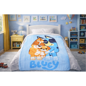 Pătură pentru copii Bluey 100x150 cm – pătură fleece moale