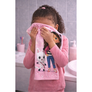 Prosop de maini si fata pentru copii Gabby's Dollhouse 30x50 cm